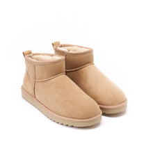 Load image into Gallery viewer, Beige winter boots RITA made with microfibre
