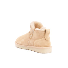 Charger l'image dans la galerie, Beige winter boots MIA made with microfibre