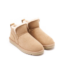 Charger l'image dans la galerie, Beige winter boots MIA made with microfibre