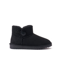 Load image into Gallery viewer, Black winter boots IRIS made with microfibre