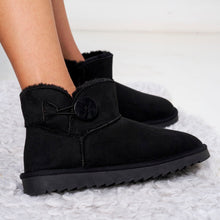 Load image into Gallery viewer, Black winter boots IRIS made with microfibre