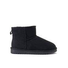 Load image into Gallery viewer, Black winter boots MARINA made with microfibre