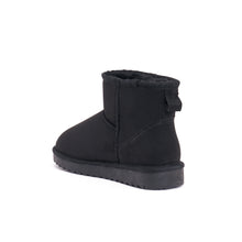 Load image into Gallery viewer, Black winter boots MARINA made with microfibre