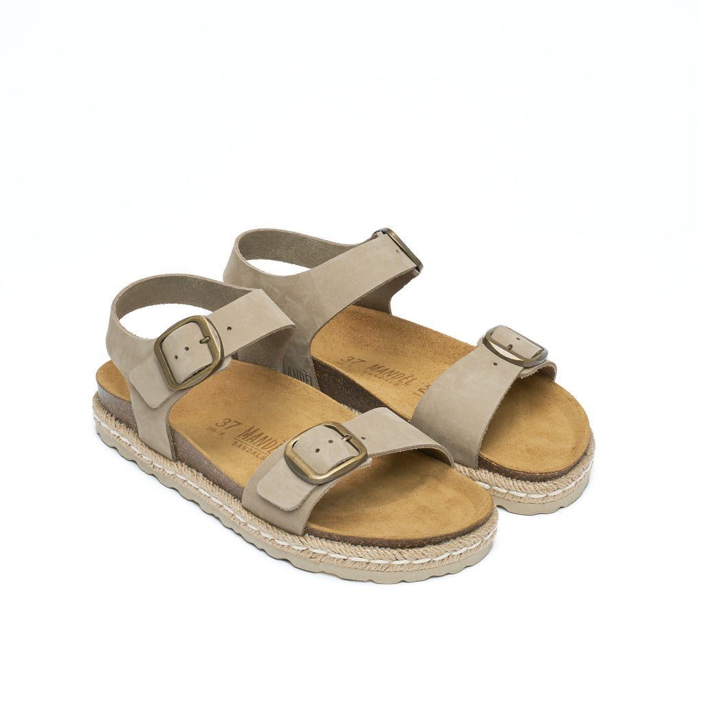 INES NUBUCK TAUPE