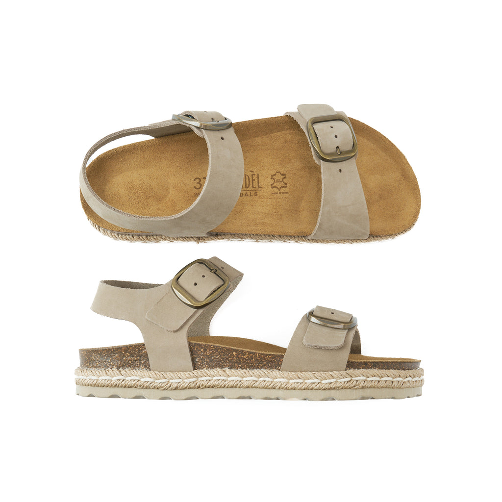 INES NUBUCK TAUPE