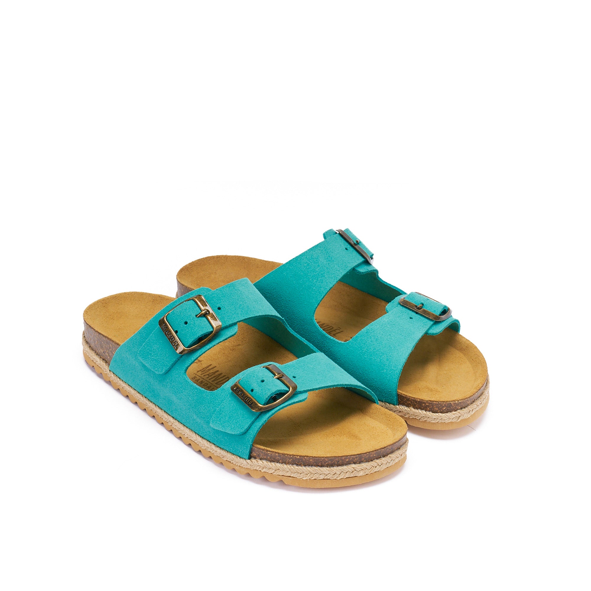 ALBERTO SUEDE TURQUOISE