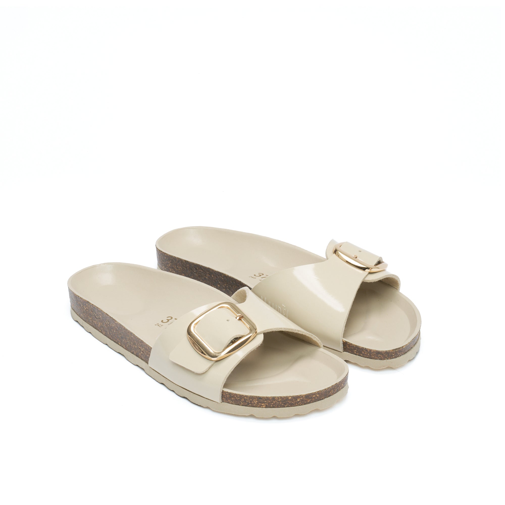 AGATA BIG BUCKLE BEIGE