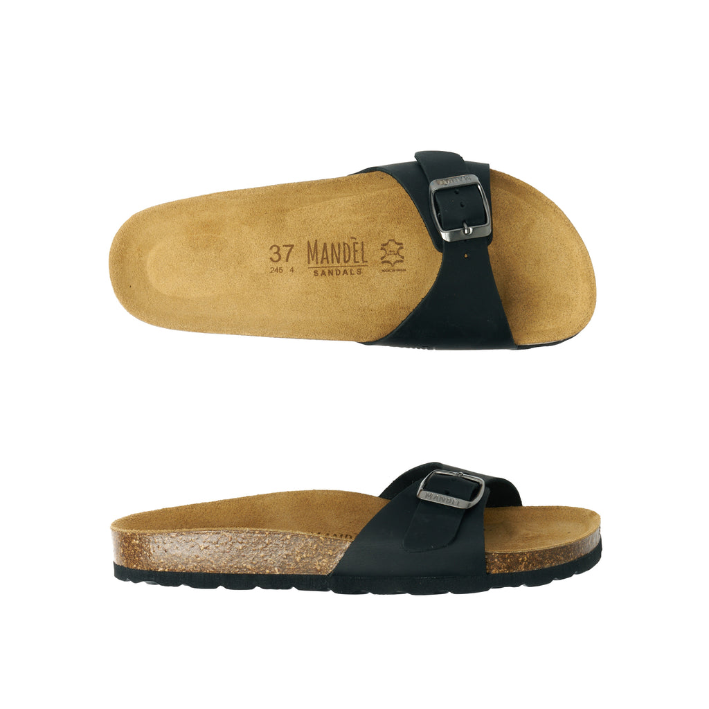 AGATA OILED LEATHER BLACK