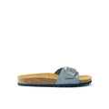 AGATA BIG BUCKLE NUBUCK ULTRAMARINE