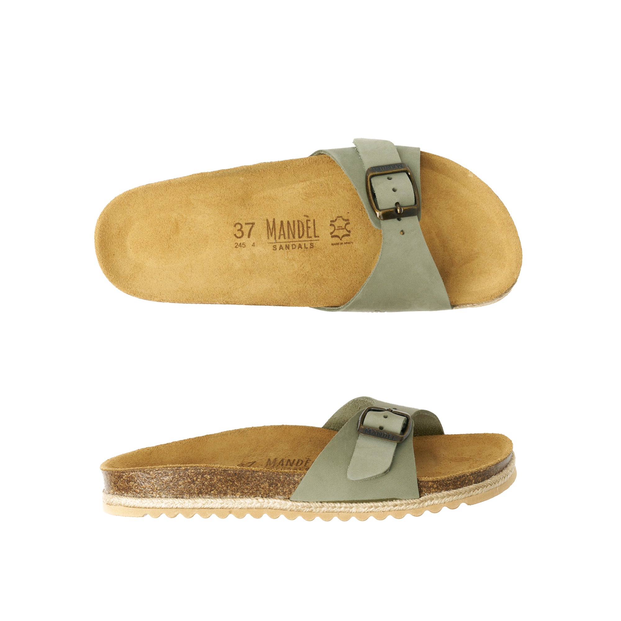 AGATA NUBUCK OLIVE GREEN