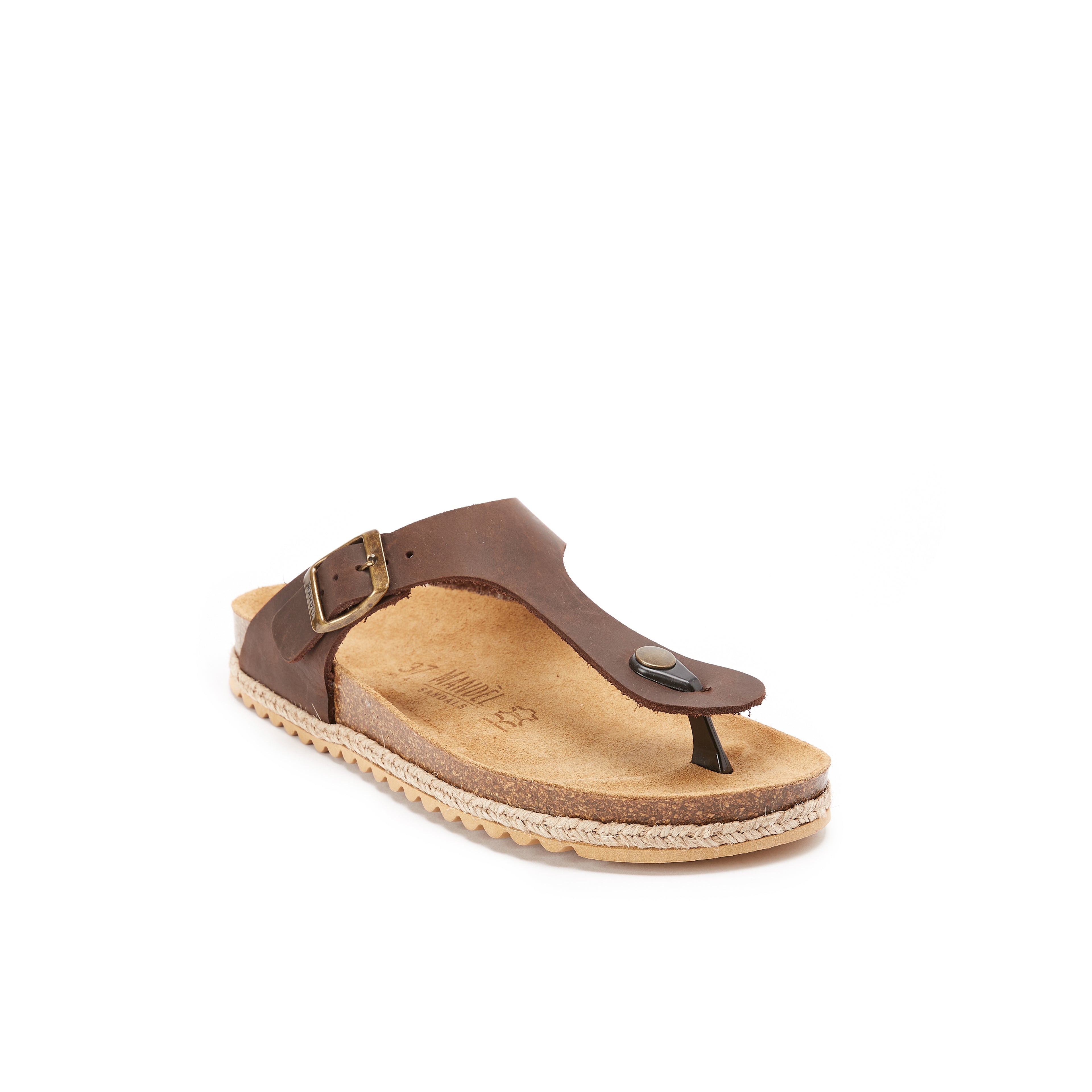 BLANCA OILED LEATHER DARK BROWN