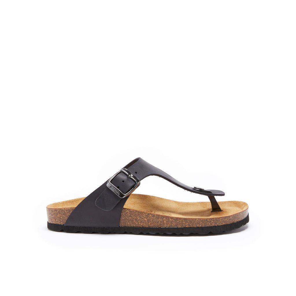 BLANCA OILED LEATHER BLACK
