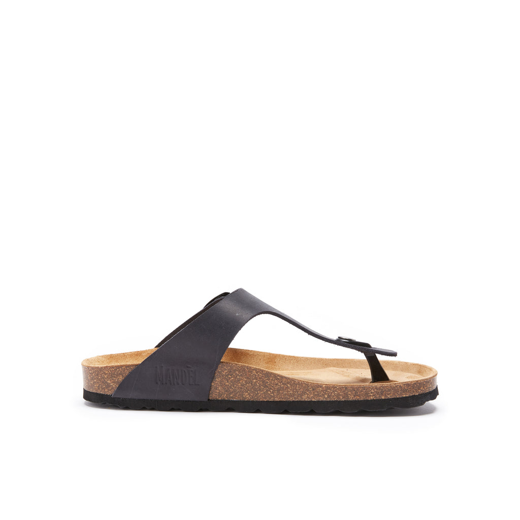 BLANCA OILED LEATHER BLACK