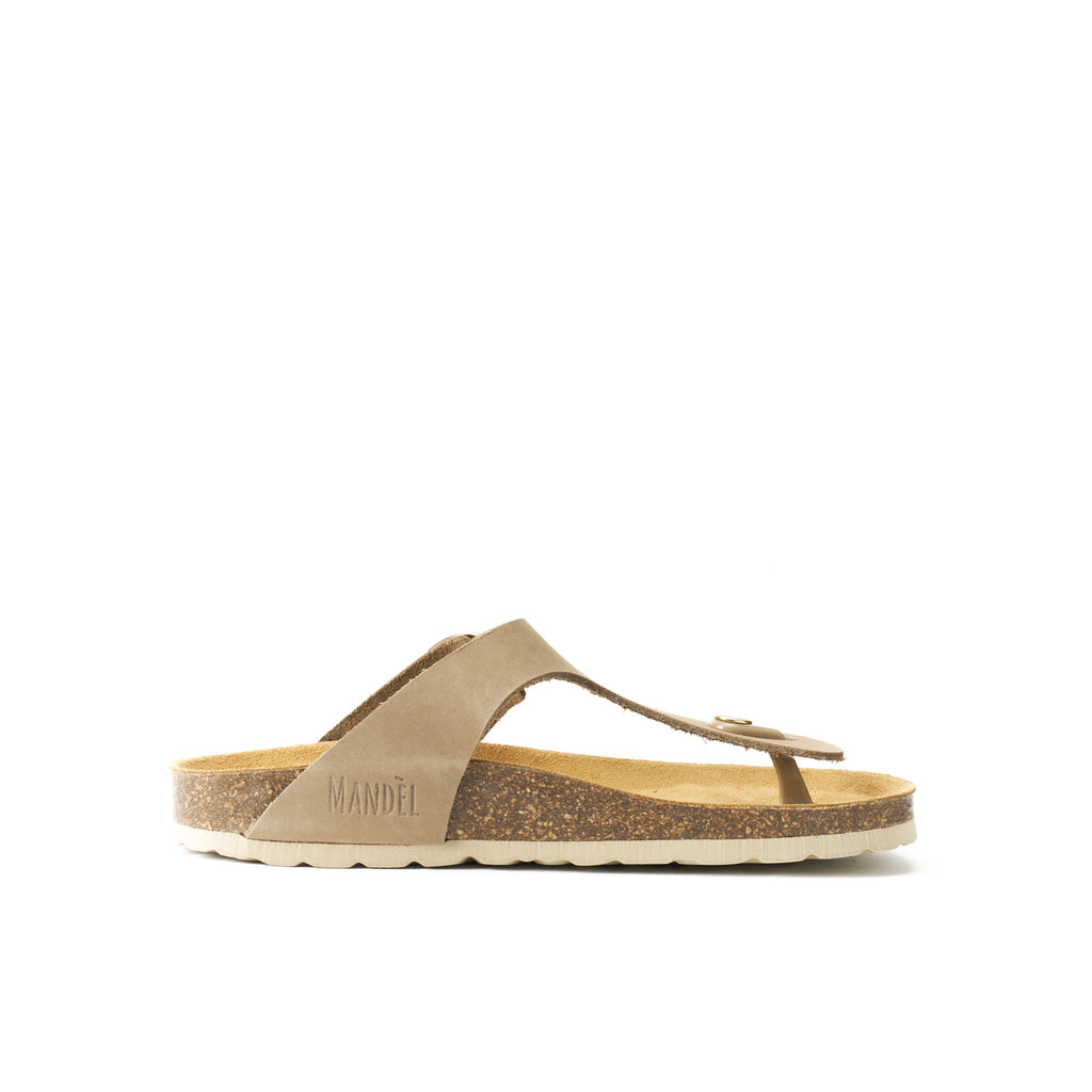 BLANCA BIG BUCKLE NUBUCK TAUPE