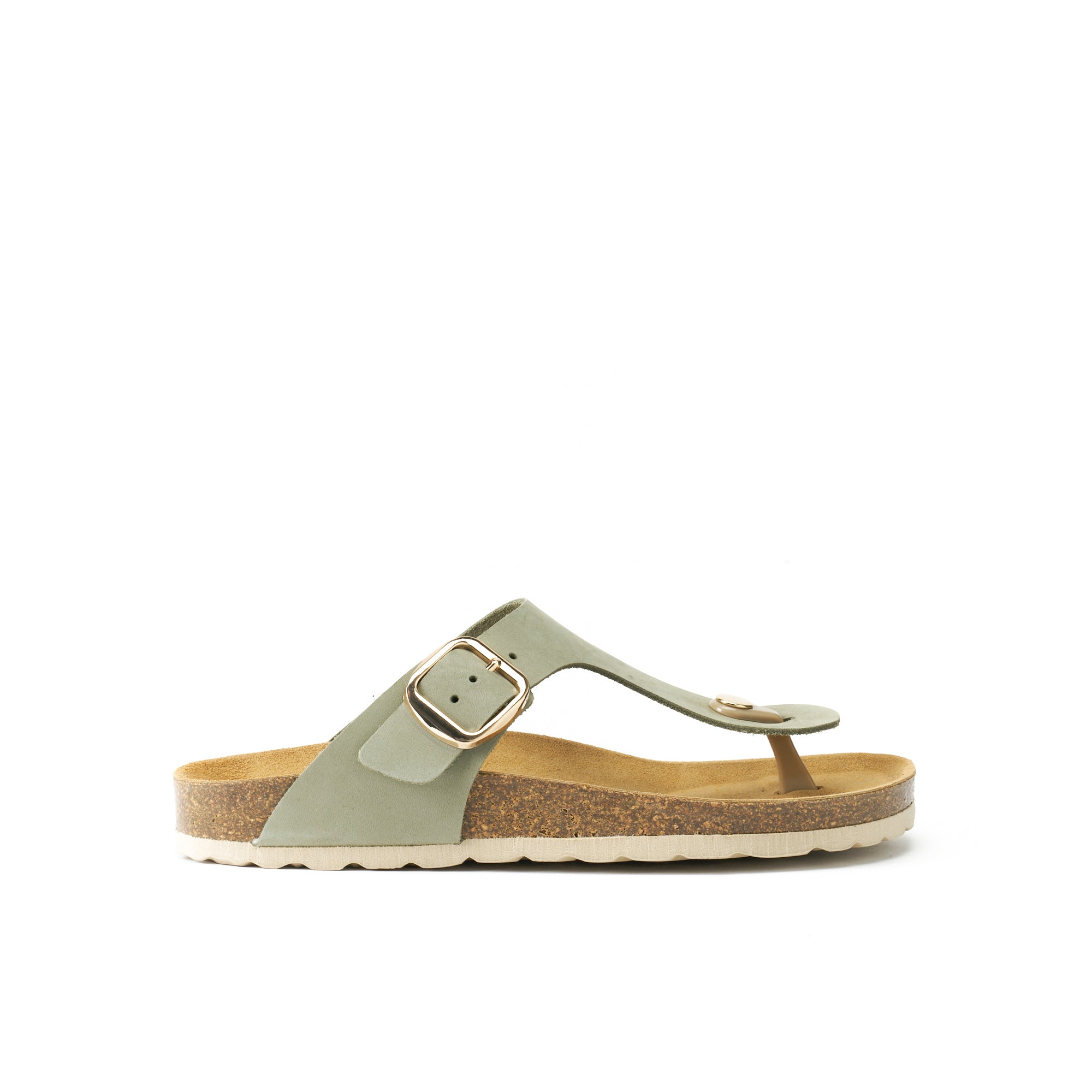 BLANCA BIG BUCKLE NUBUCK OLIVE GREEN