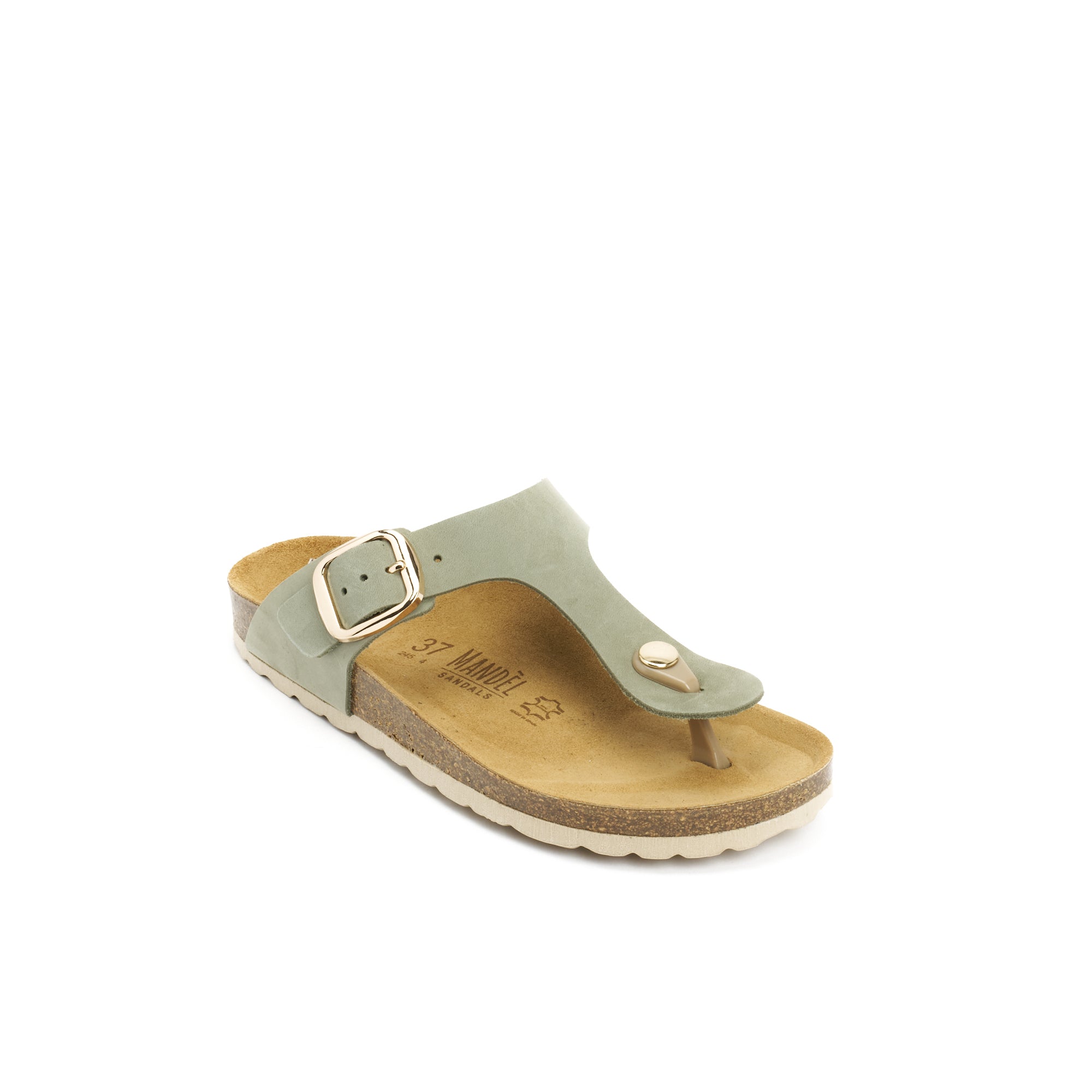 BLANCA BIG BUCKLE NUBUCK OLIVE GREEN