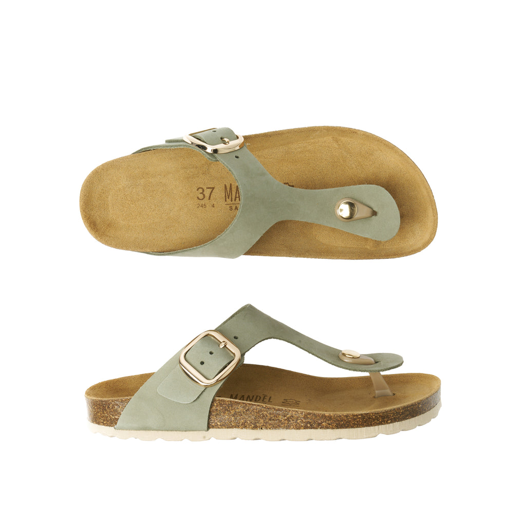BLANCA BIG BUCKLE NUBUCK OLIVE GREEN