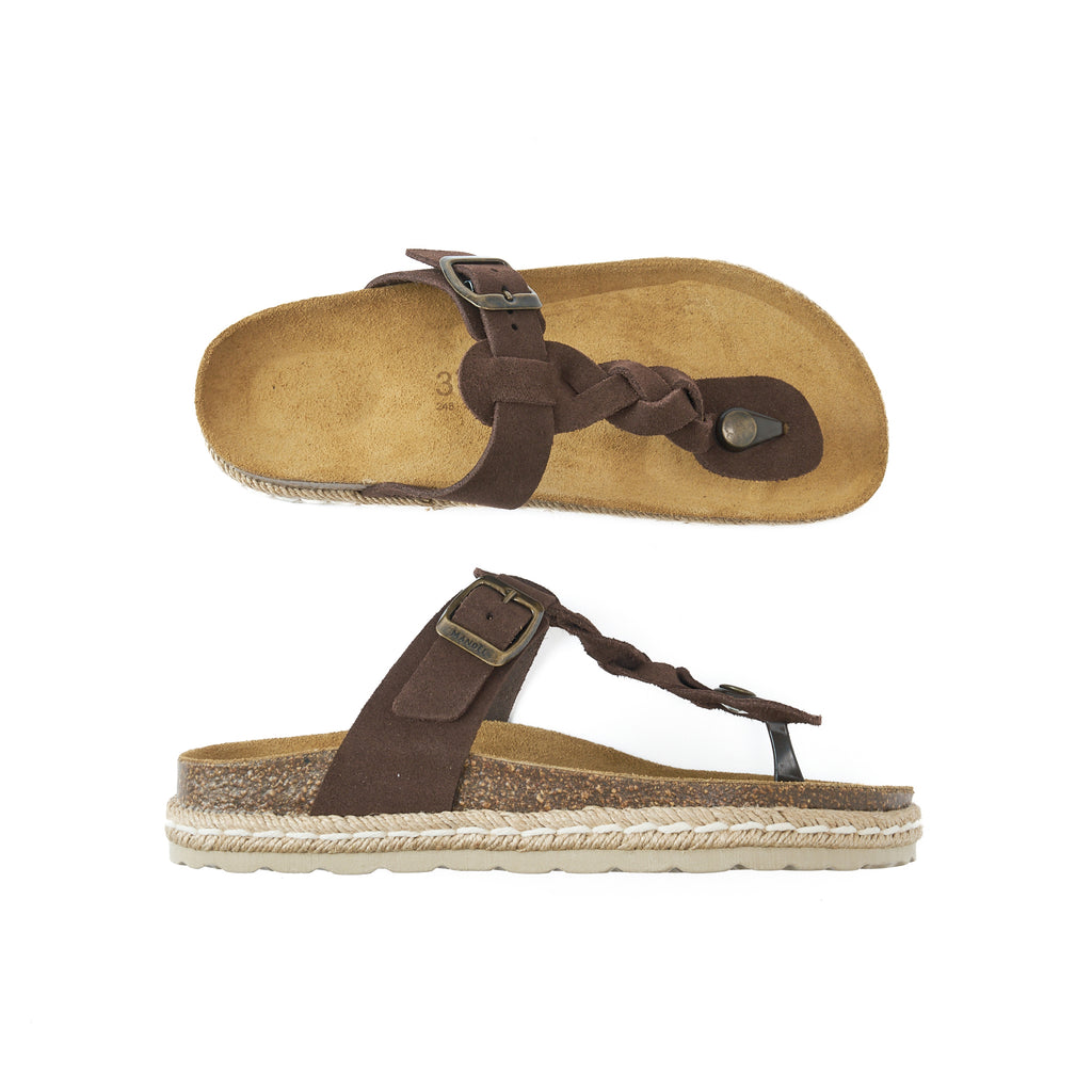 LUNA SUEDE DARK BROWN