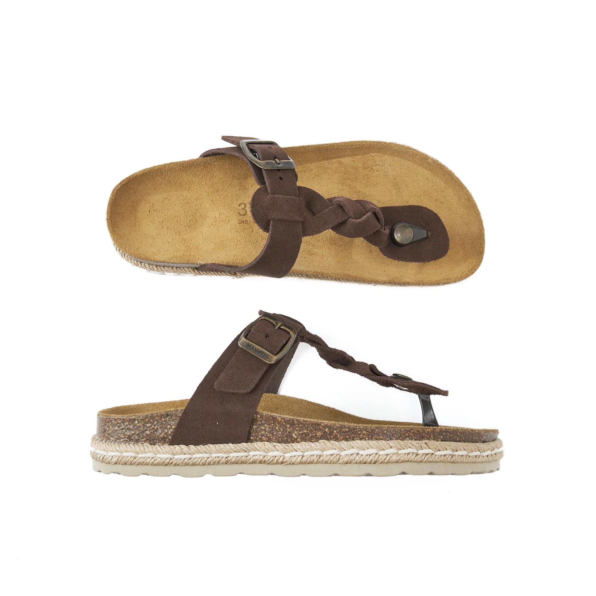 LUNA SUEDE DARK BROWN