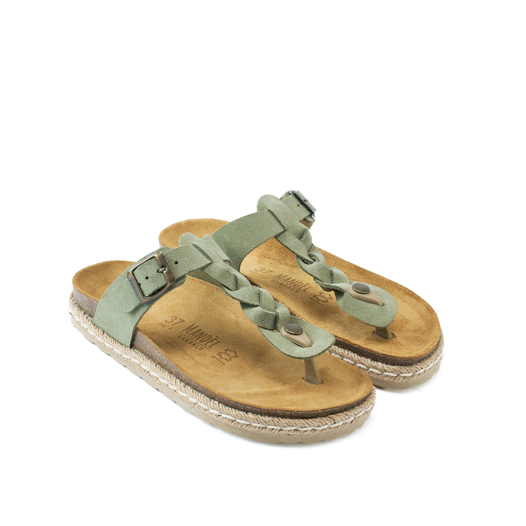 LUNA SUEDE ROSEMARY GREEN