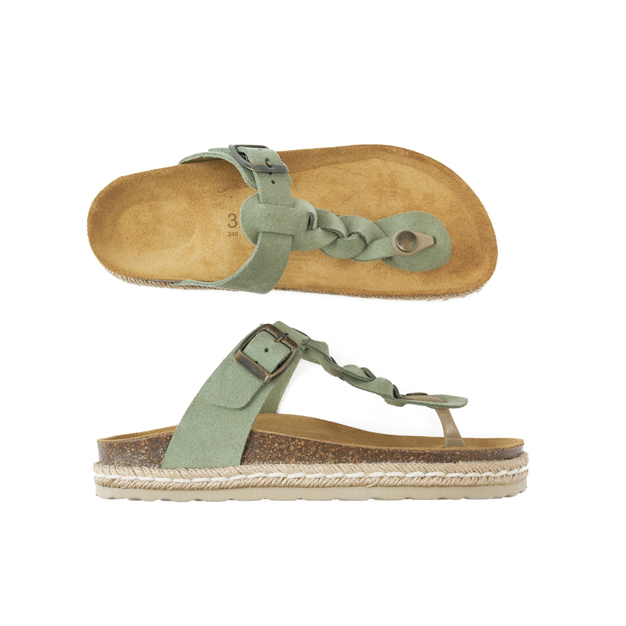 LUNA SUEDE ROSEMARY GREEN
