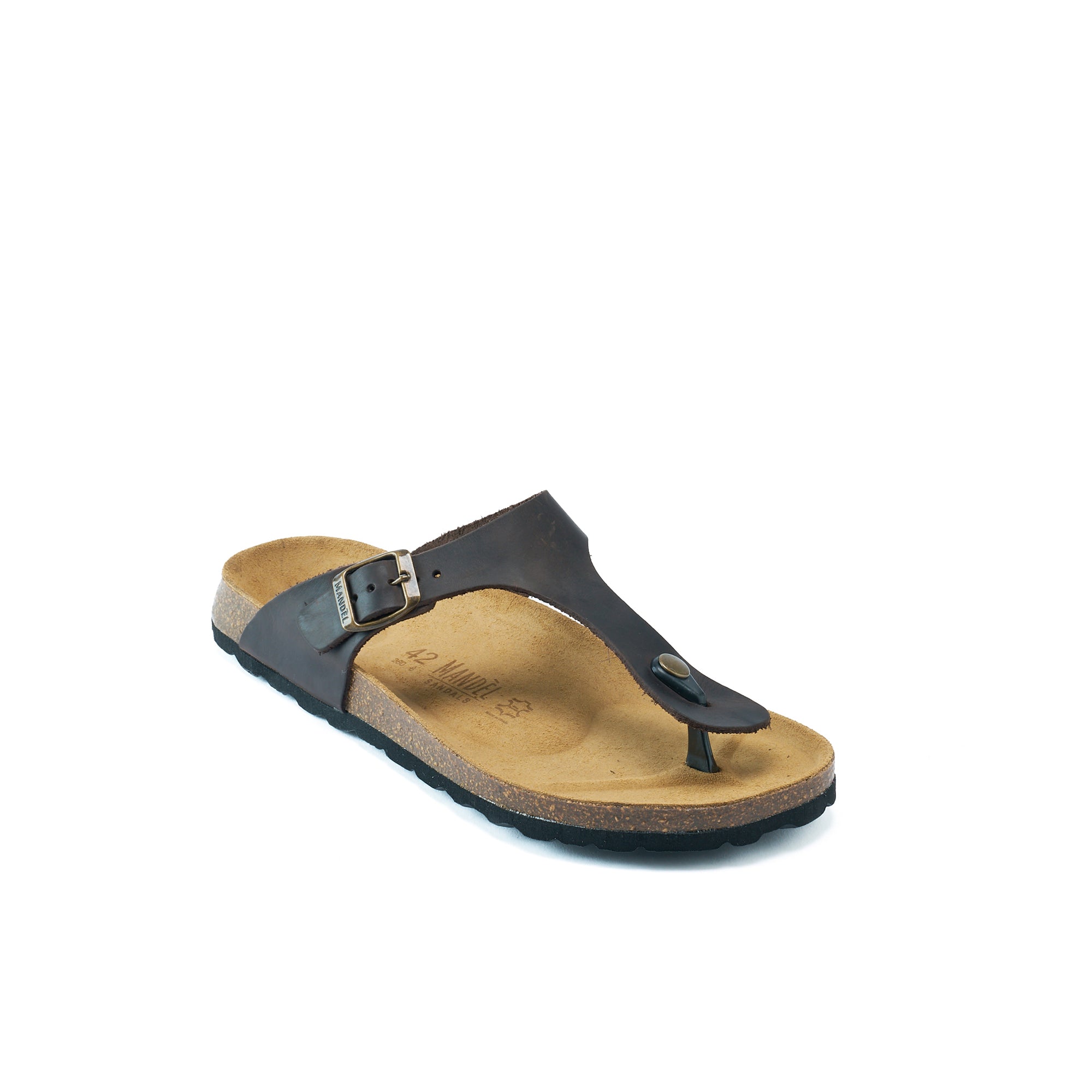 DAVID OILED LEATHER DARK BROWN