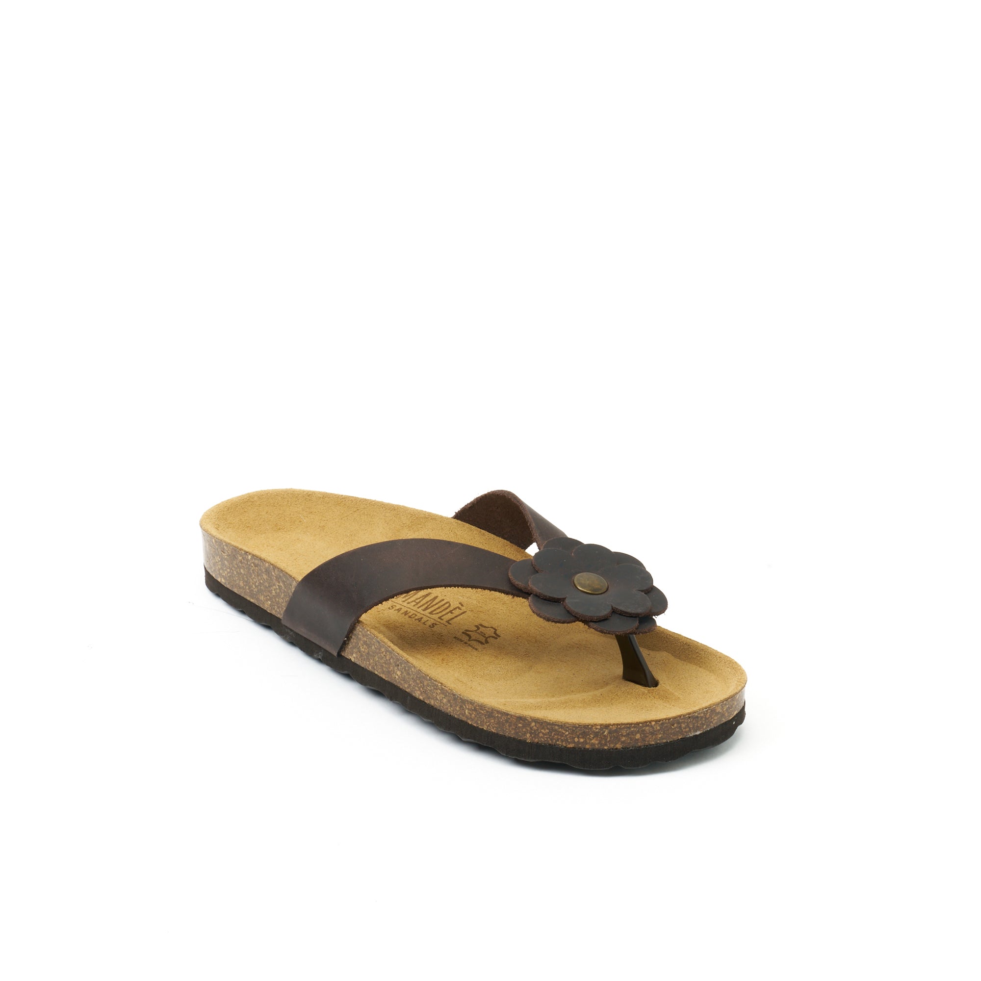 LENE OILED LEATHER DARK BROWN