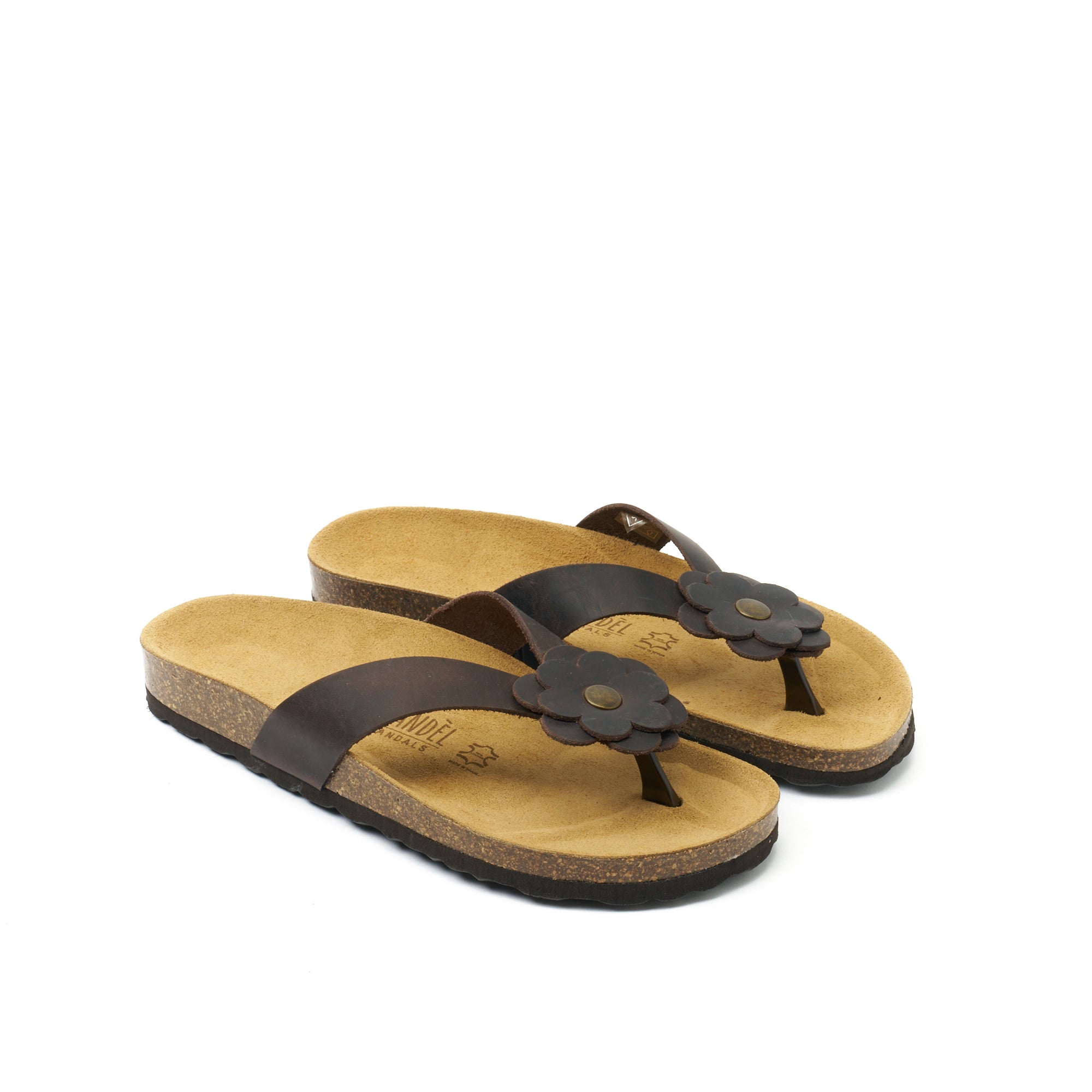 LENE OILED LEATHER DARK BROWN