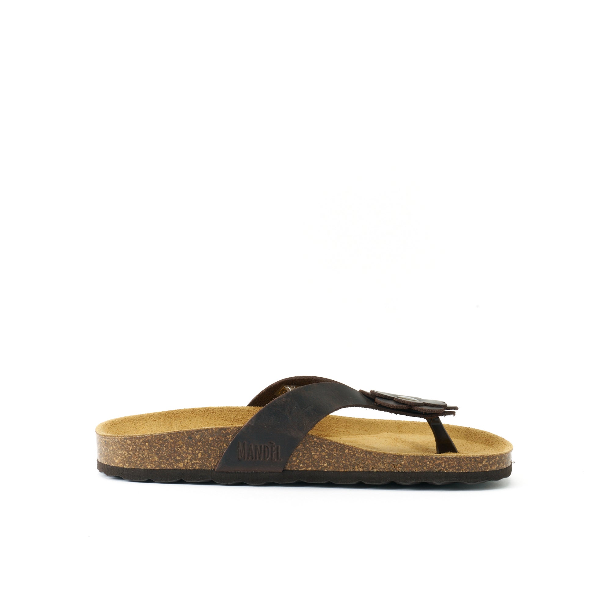 LENE OILED LEATHER DARK BROWN