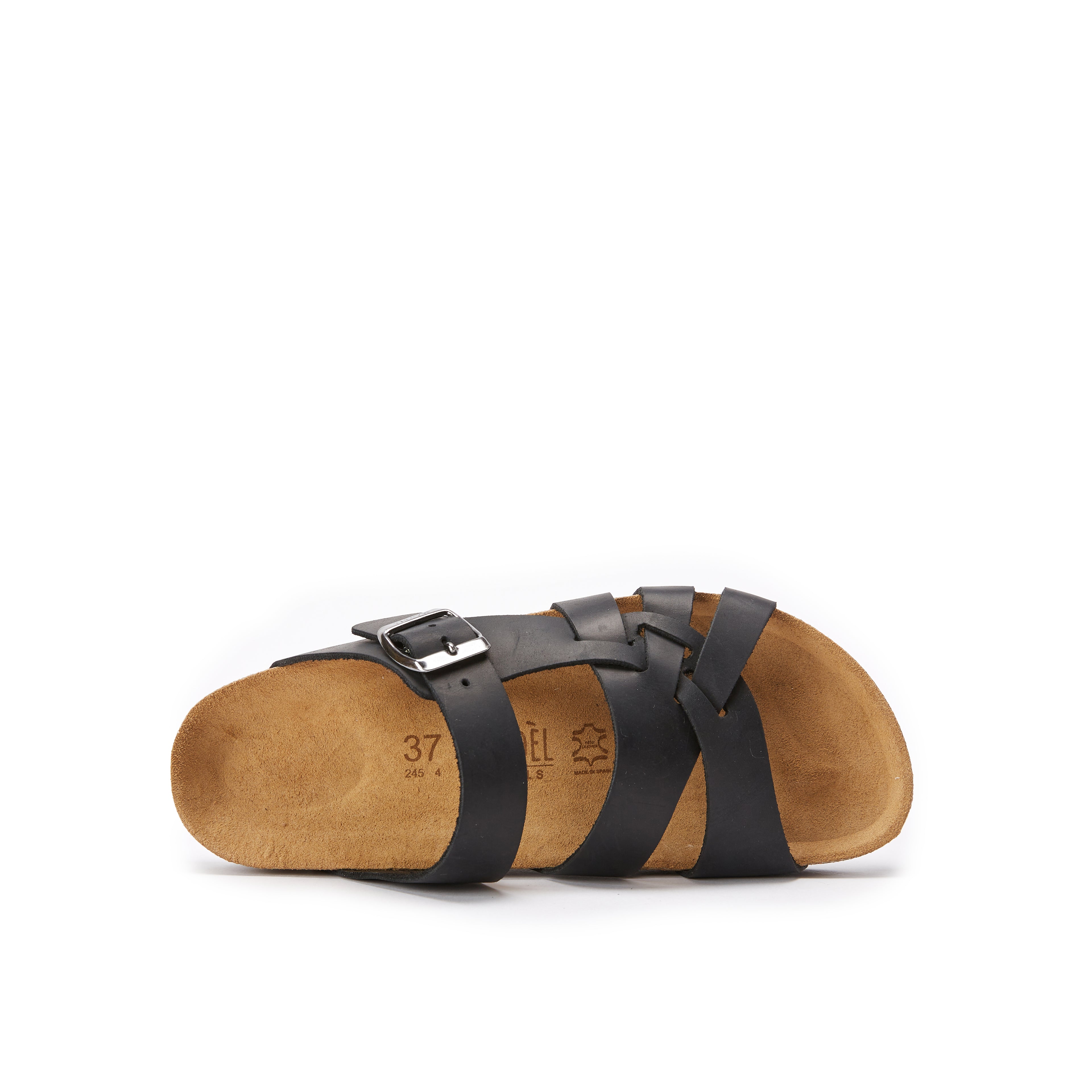 ALVARO OILED LEATHER BLACK
