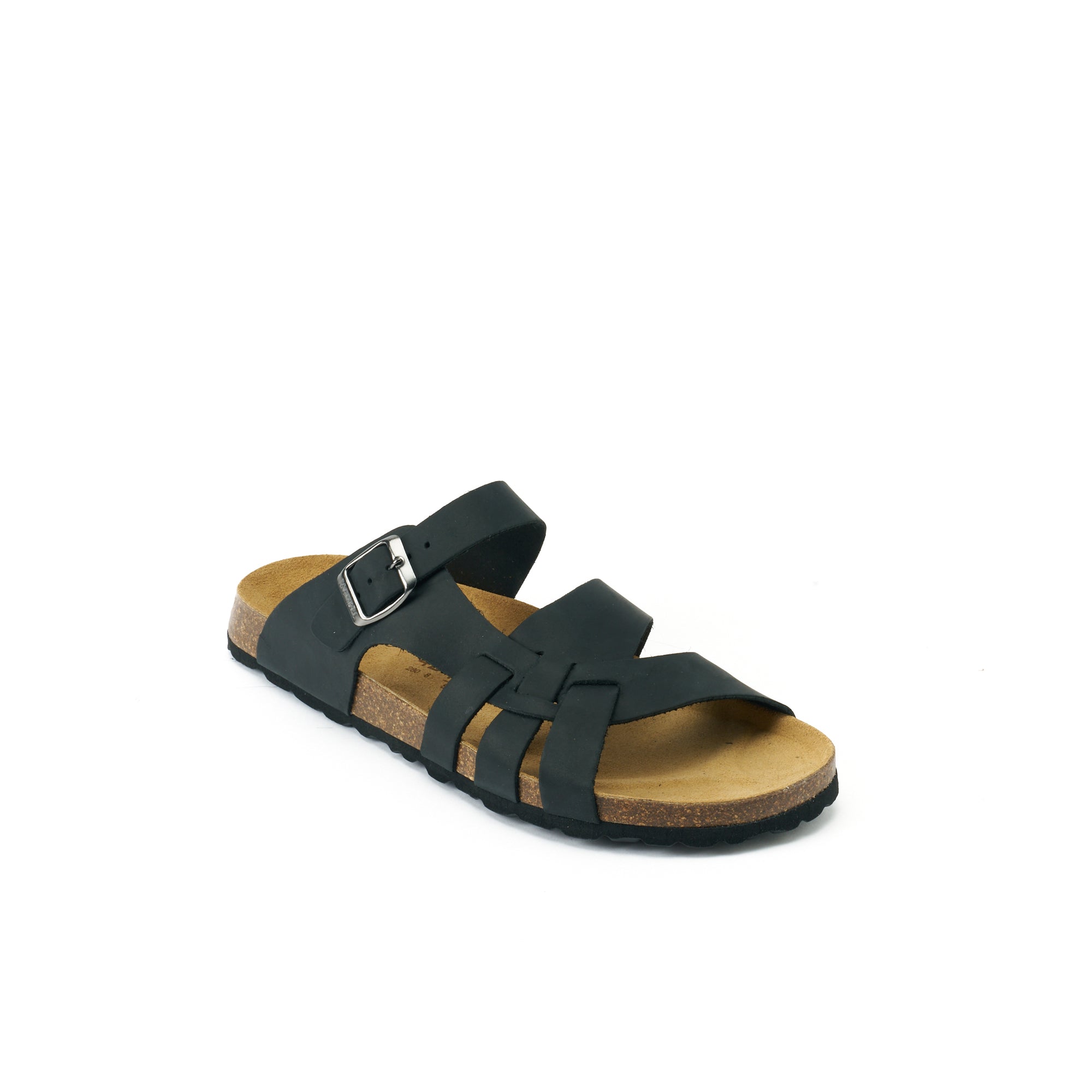 ALVARO OILED LEATHER BLACK