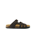 ALVARO OILED LEATHER DARK BROWN