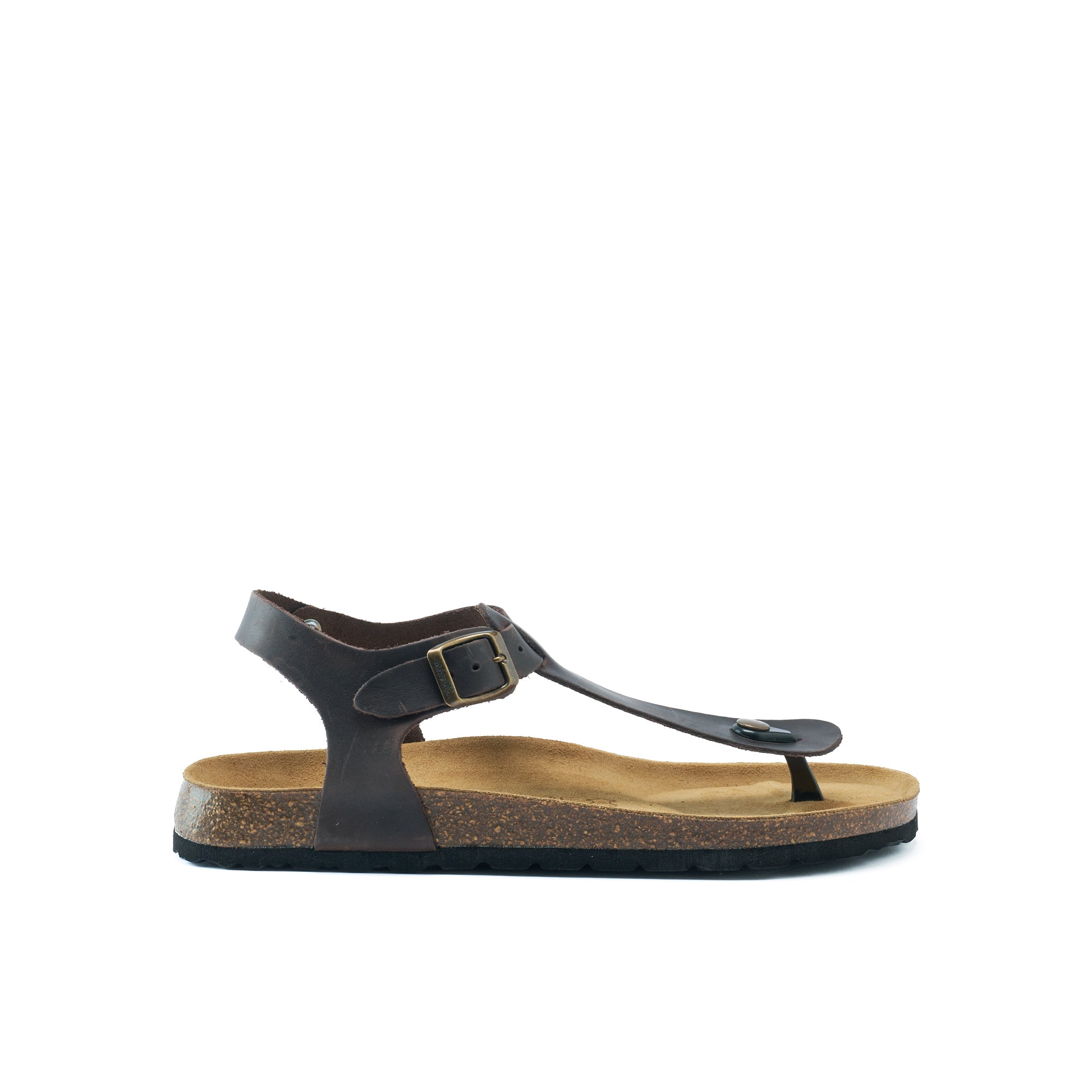 LEON OILED LEATHER DARK BROWN