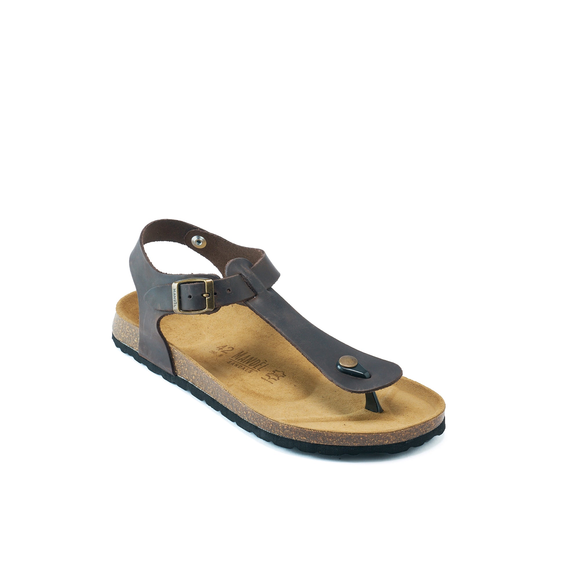 LEON OILED LEATHER DARK BROWN