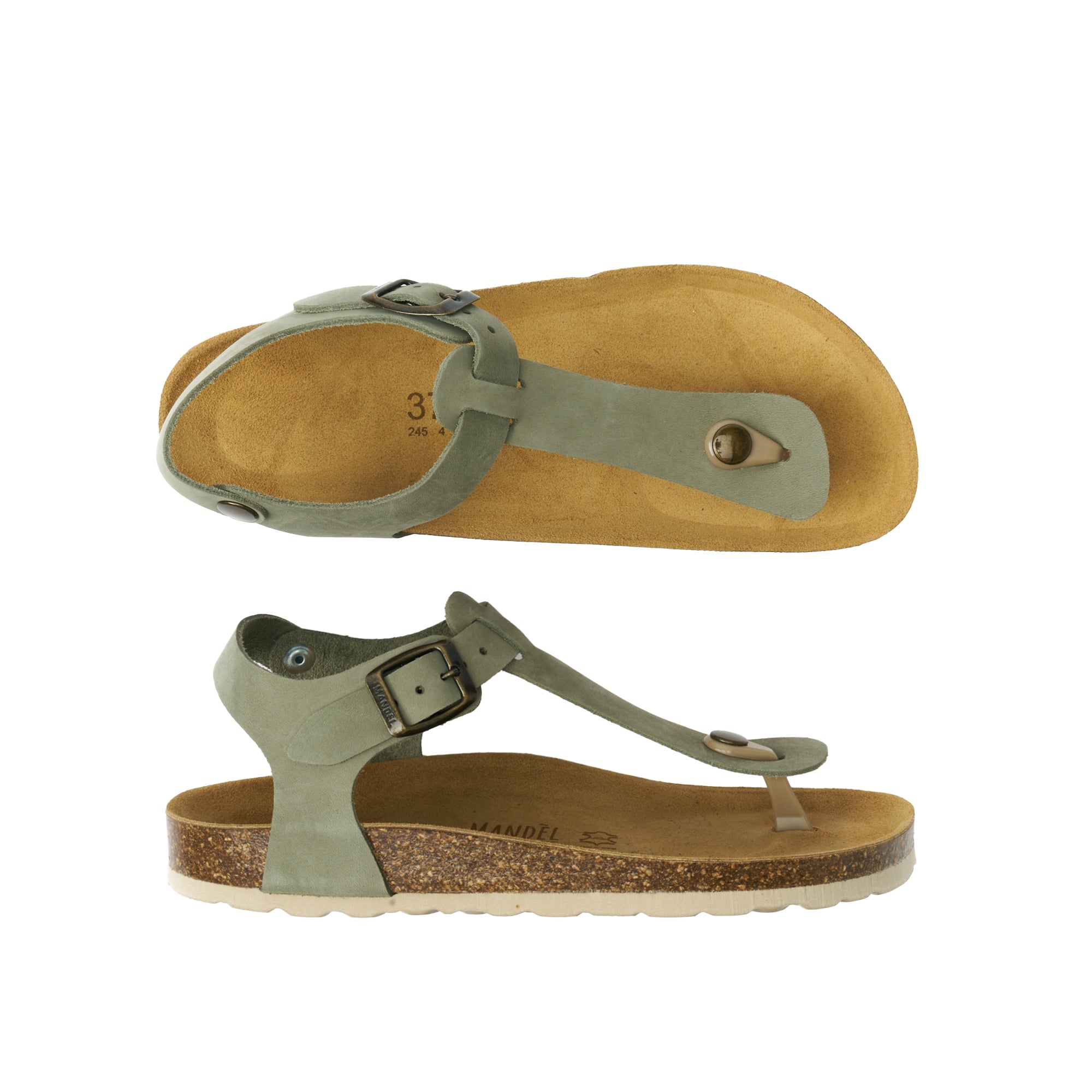 LEON NUBUCK OLIVE GREEN