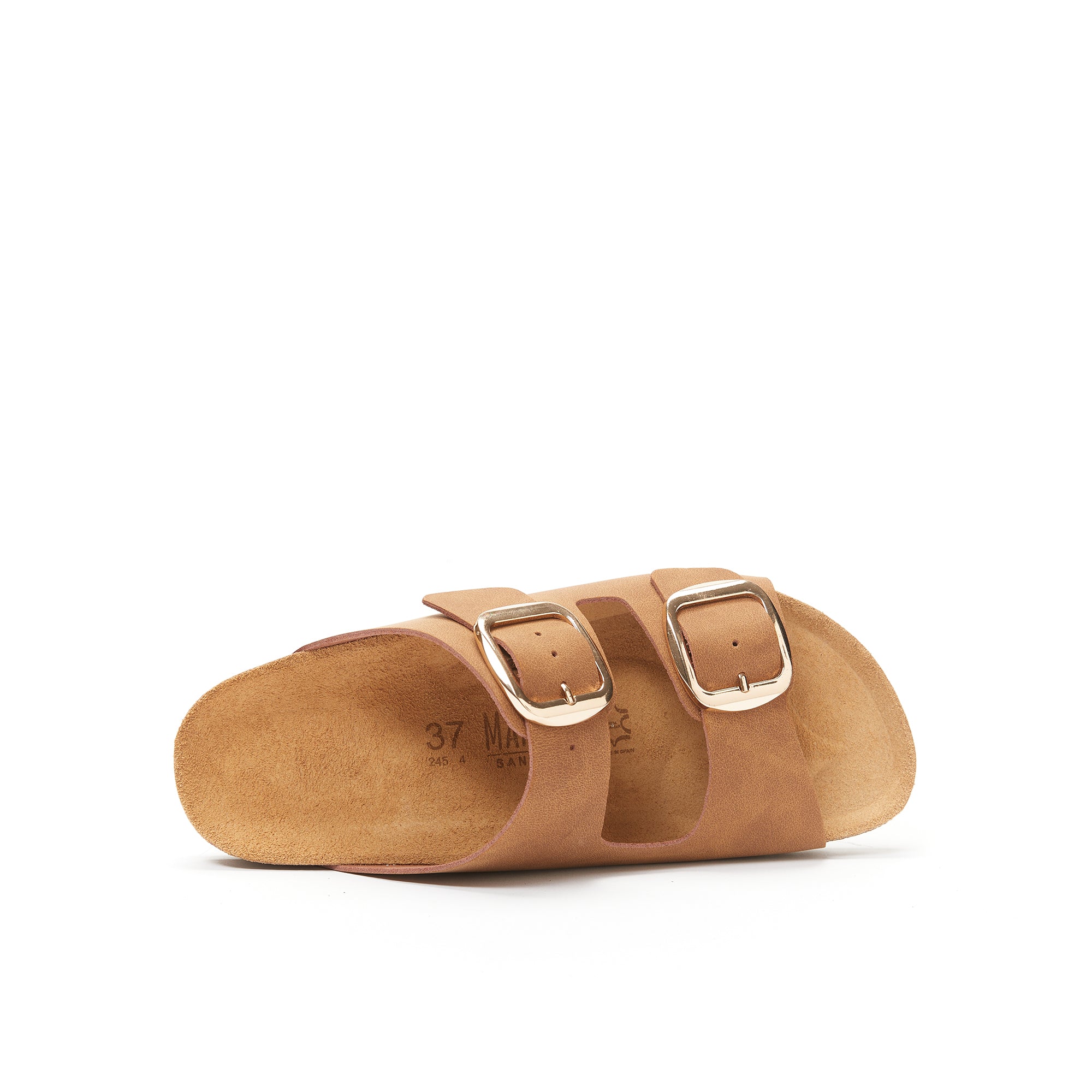 ALBERTO BIG BUCKLE COGNAC BROWN