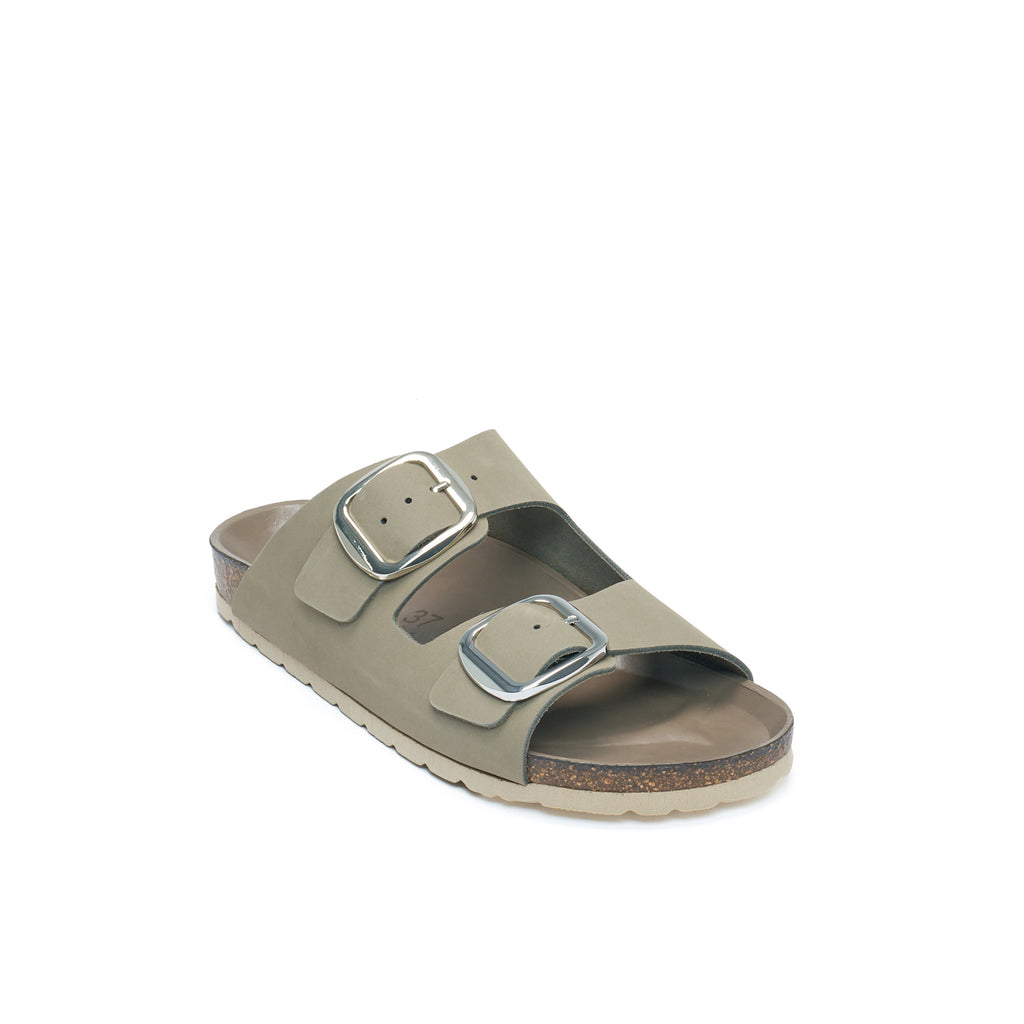 ALBERTO BIG BUCKLE NUBUCK GREY