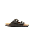 ALBERTO OILED LEATHER DARK BROWN
