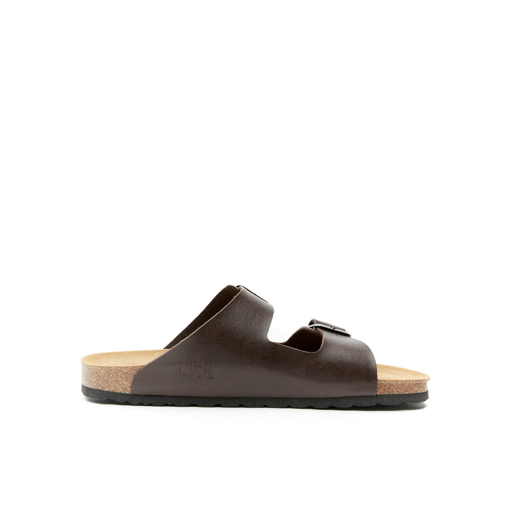 ALBERTO OILED LEATHER DARK BROWN