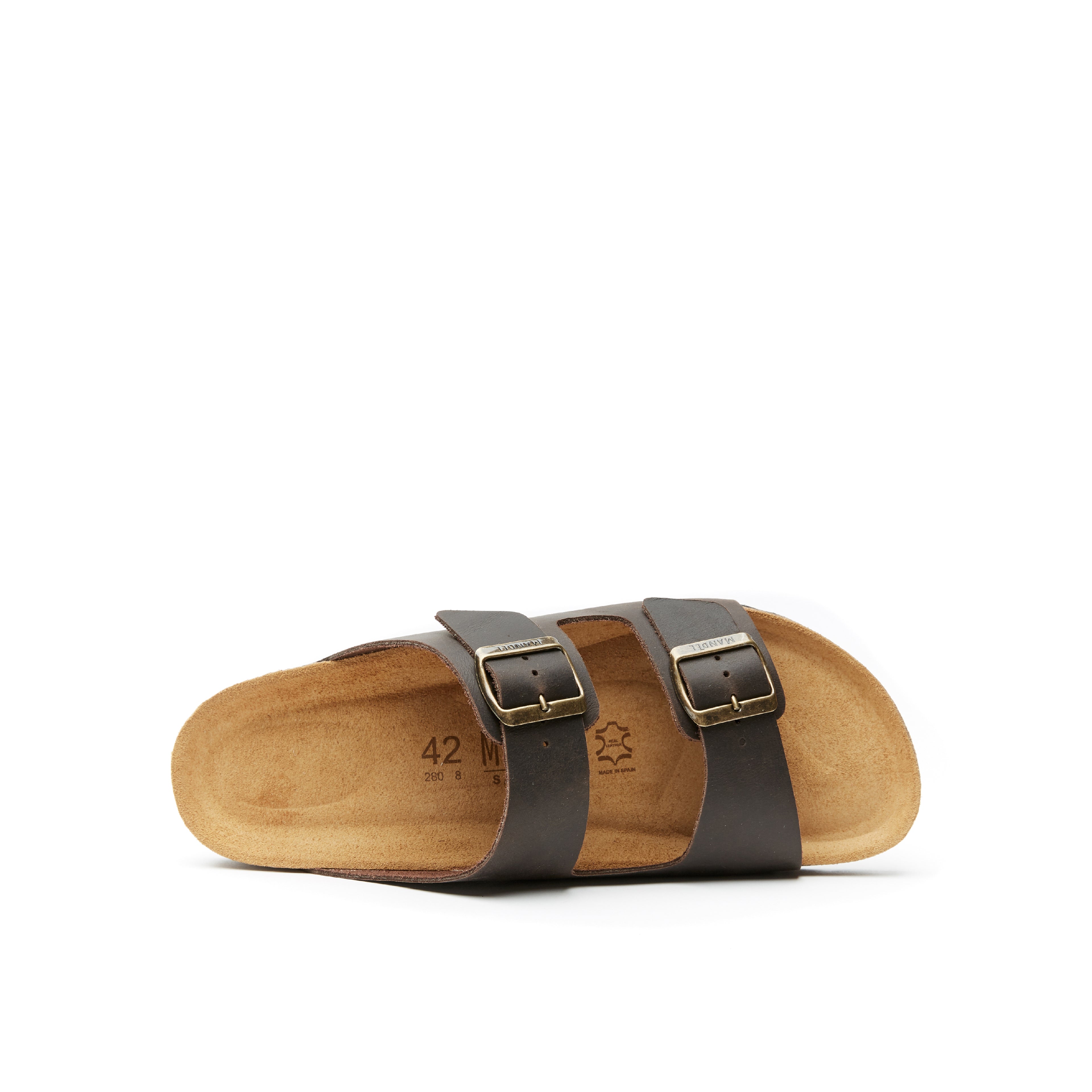 ALBERTO OILED LEATHER DARK BROWN