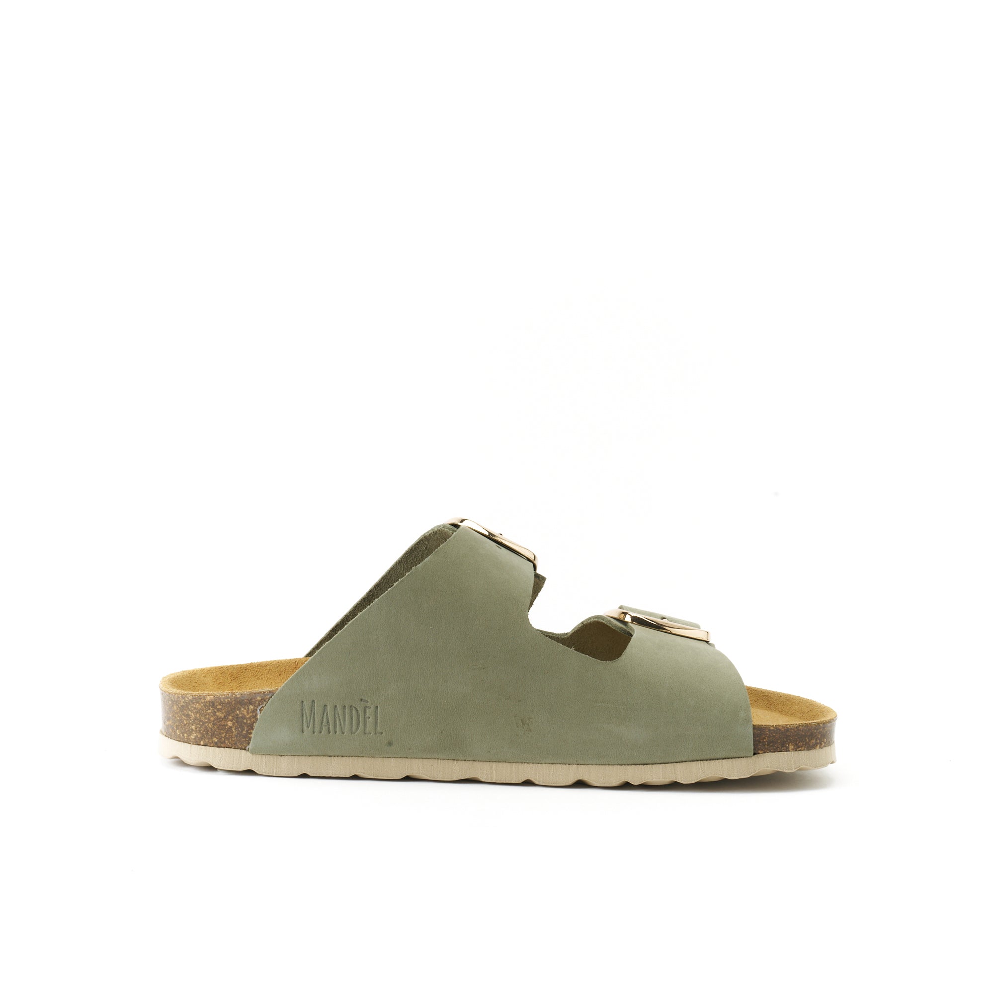 ALBERTO BIG BUCKLE NUBUCK OLIVE GREEN