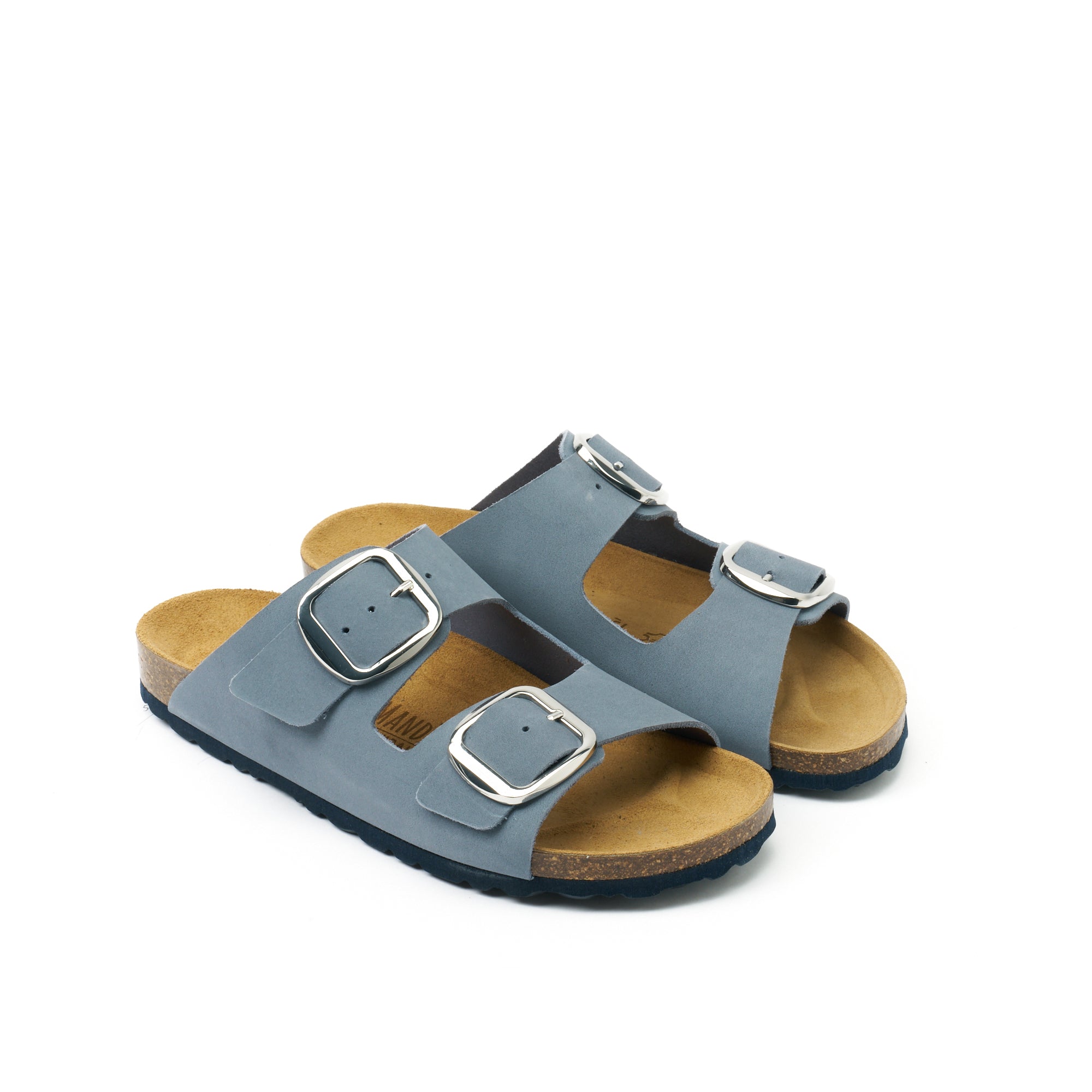 ALBERTO BIG BUCKLE NUBUCK ULTRAMARINE