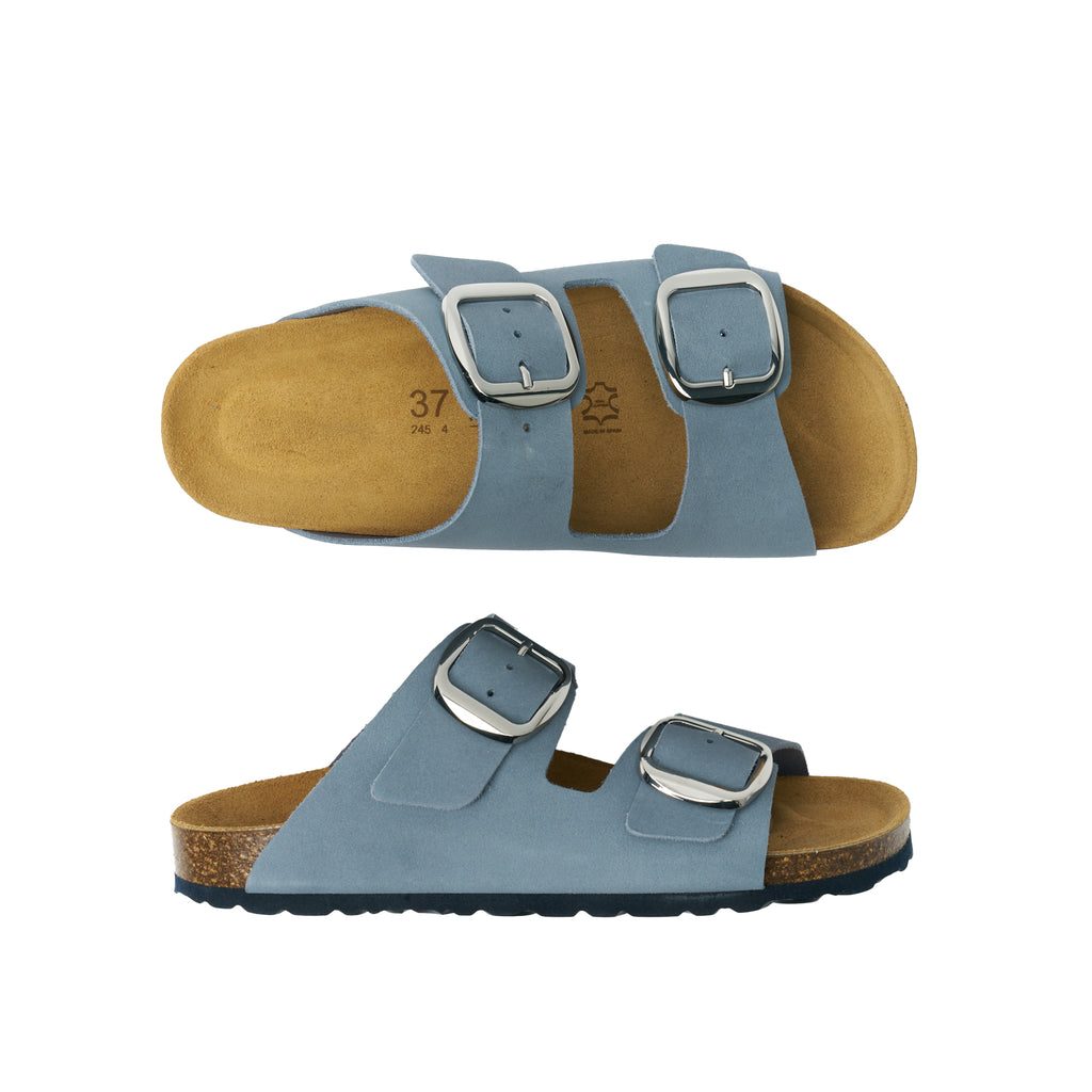 ALBERTO BIG BUCKLE NUBUCK ULTRAMARINE