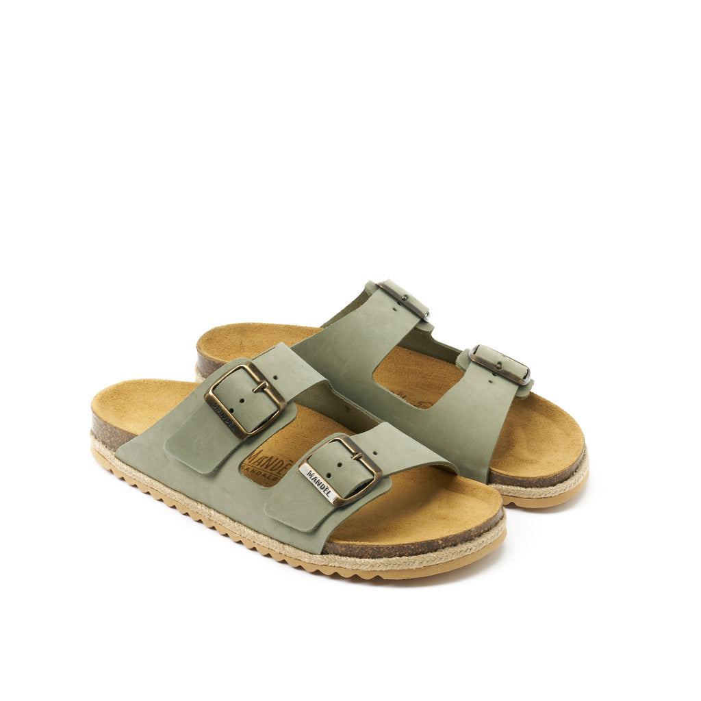 ALBERTO NUBUCK OLIVE GREEN