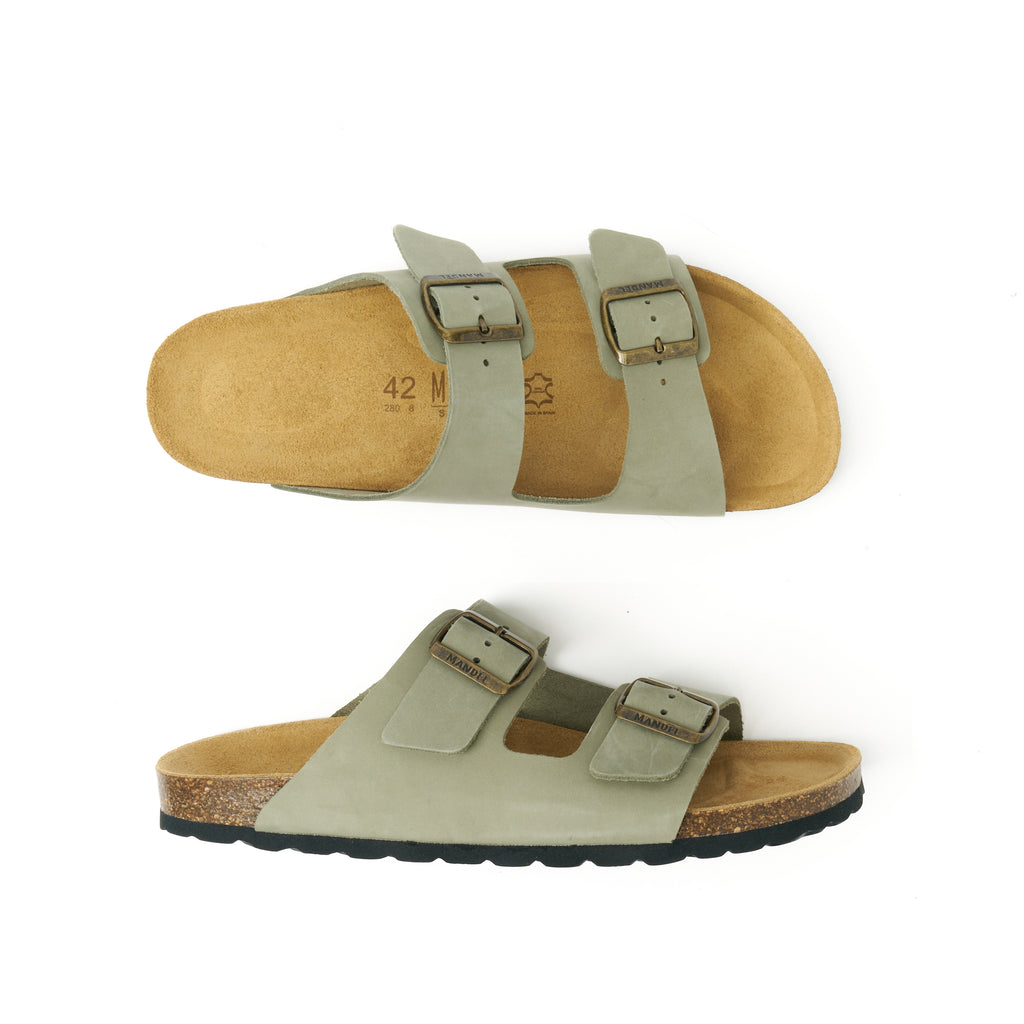 ALBERTO NUBUCK OLIVE GREEN