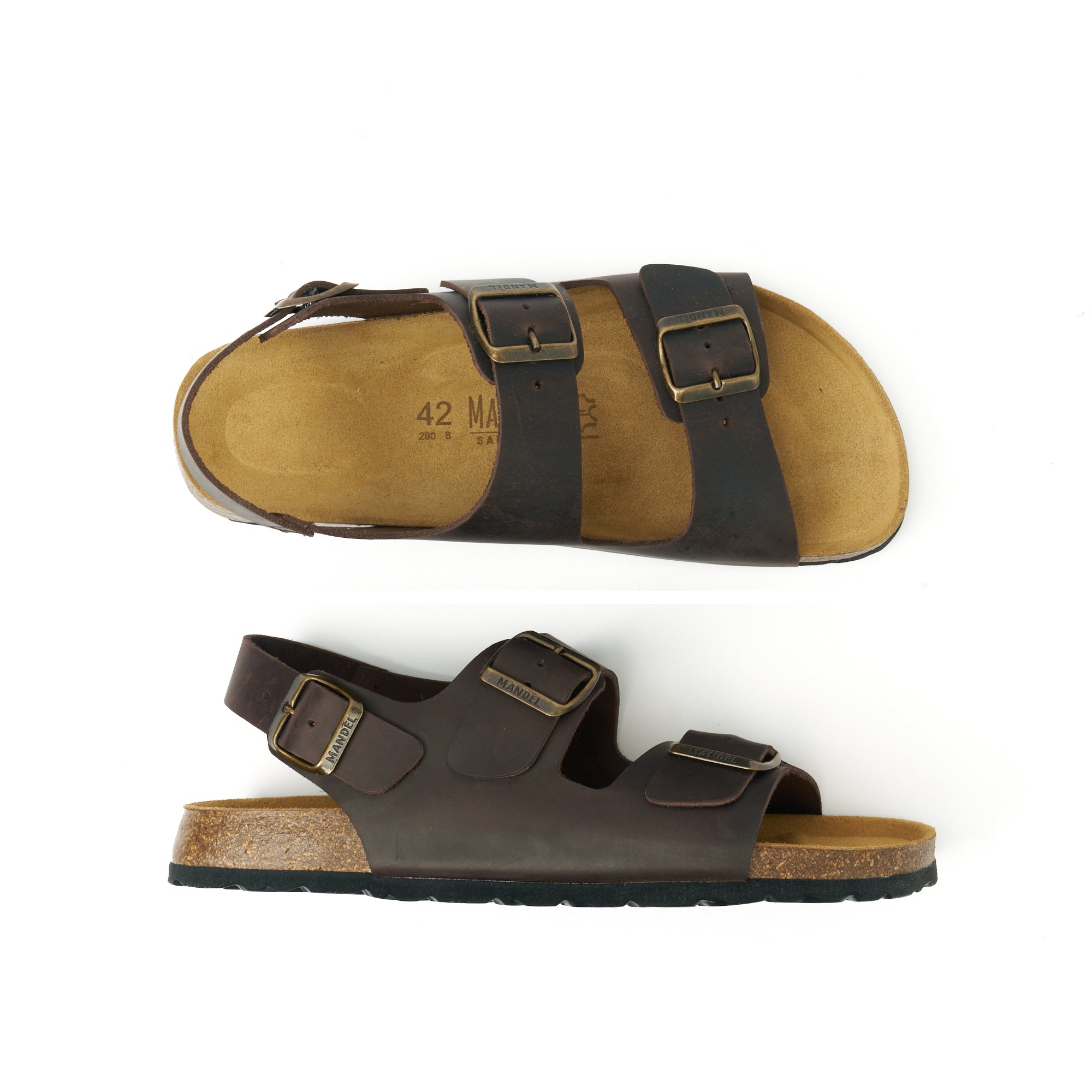 CARLOS OILED LEATHER DARK BROWN