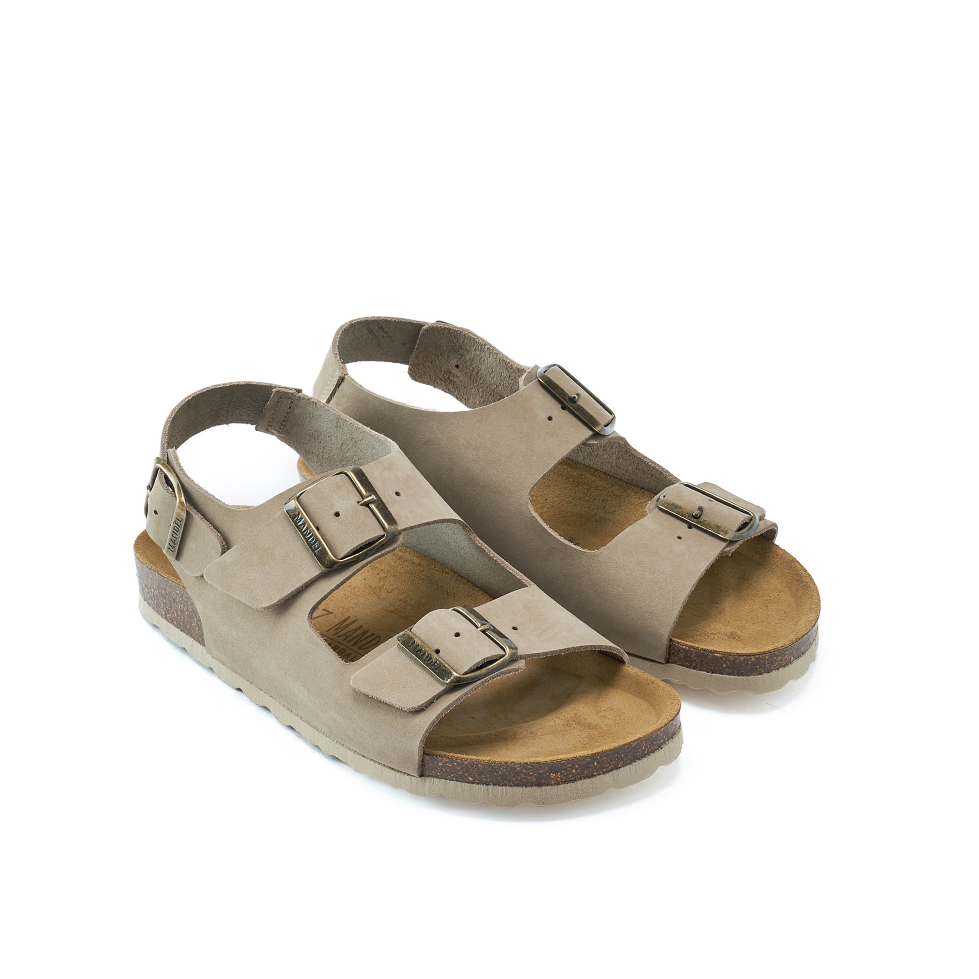 CARLOS BIG BUCKLE NUBUCK TAUPE