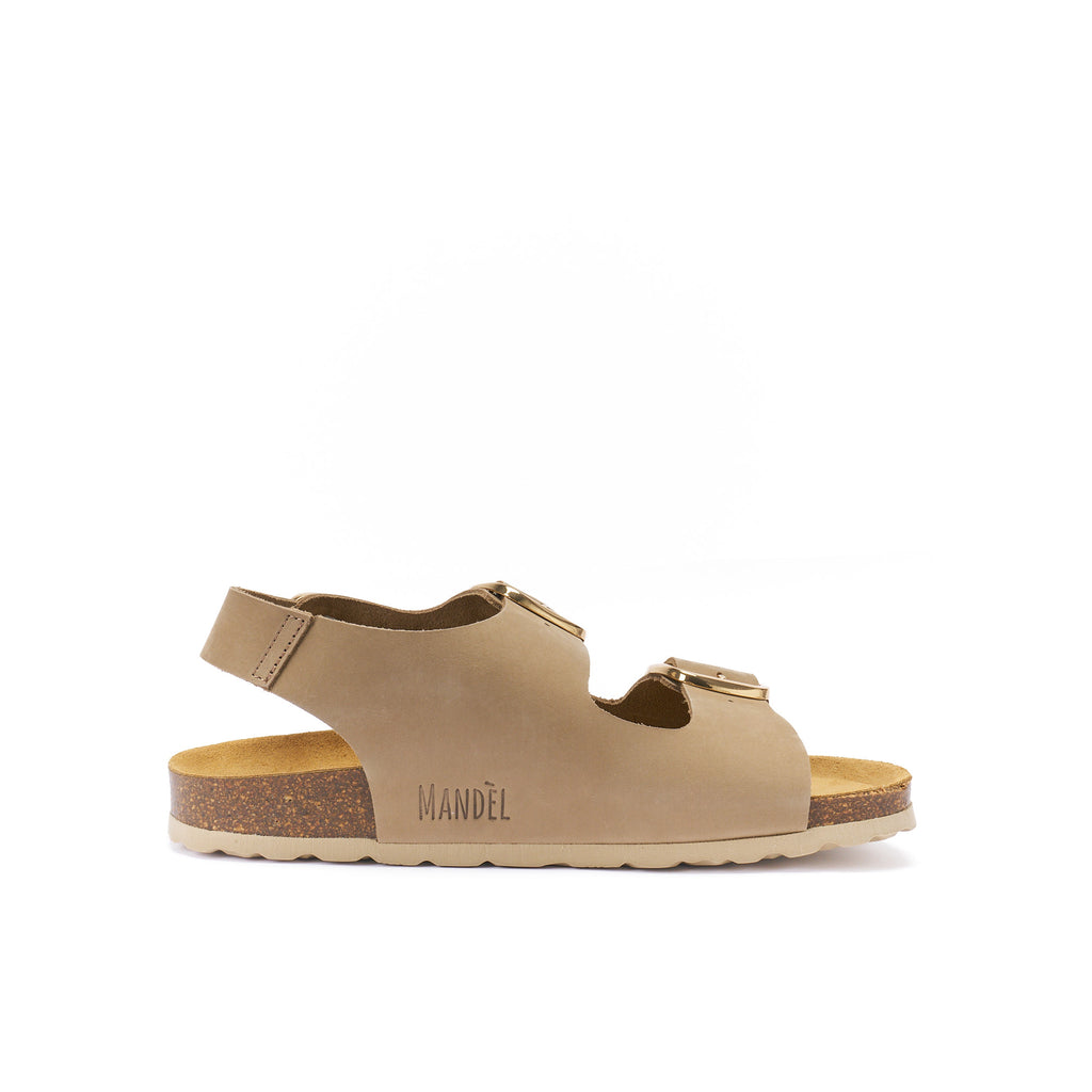 CARLOS BIG BUCKLE NUBUCK TAUPE