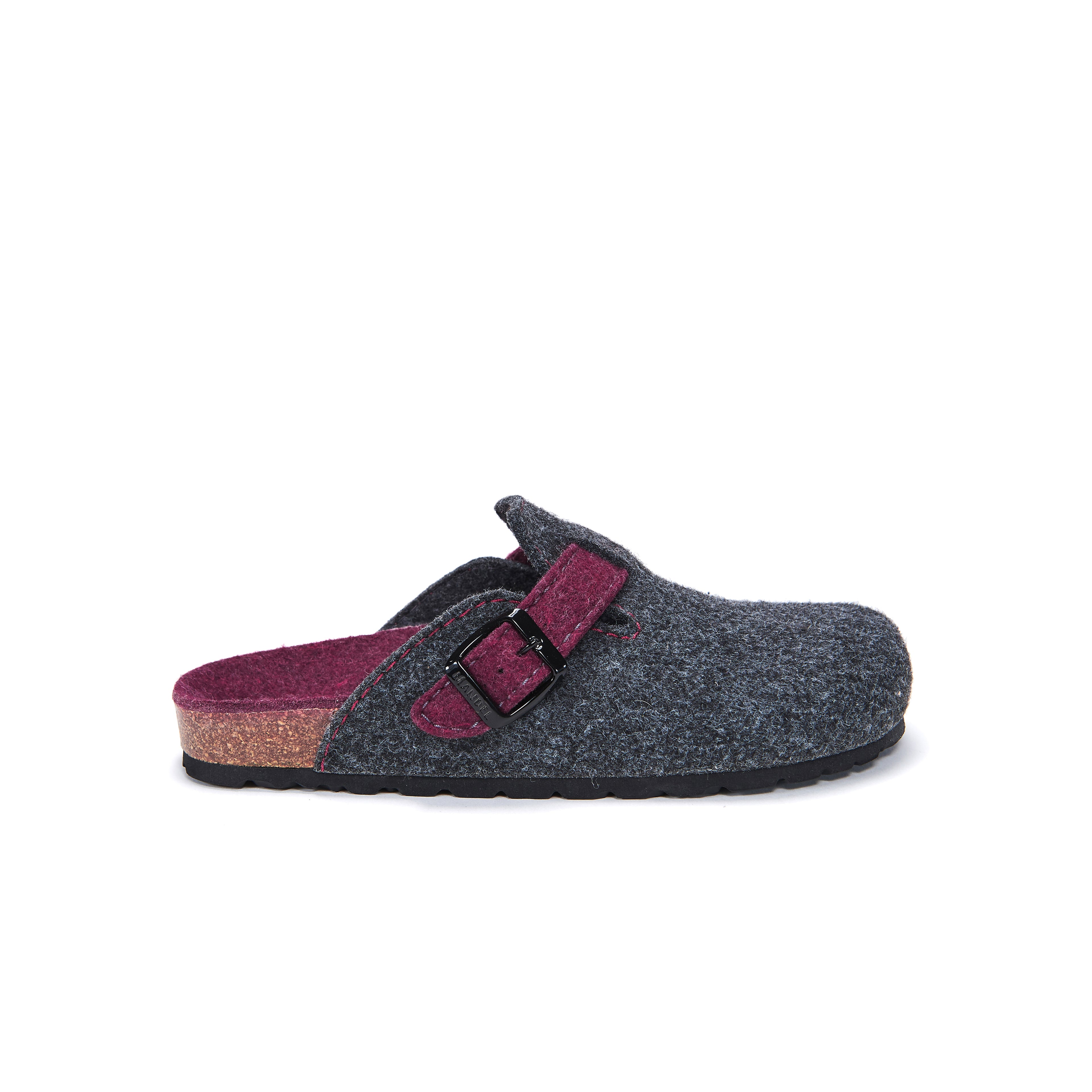 NOE DARK GREY & BORDEAUX