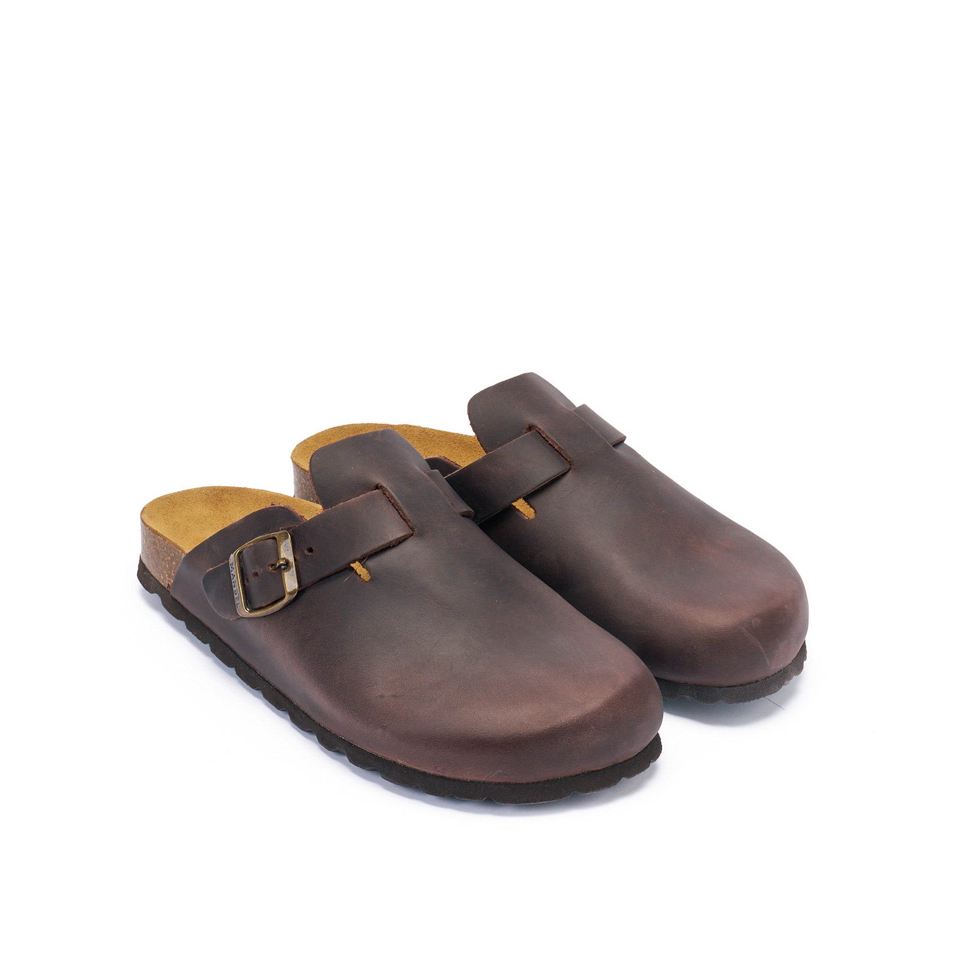 NOE OILED LEATHER DARK BROWN